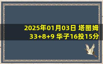 2025年01月03日 塔图姆33+8+9 华子16投15分 杰伦铂金缺阵 绿军击败森林狼！